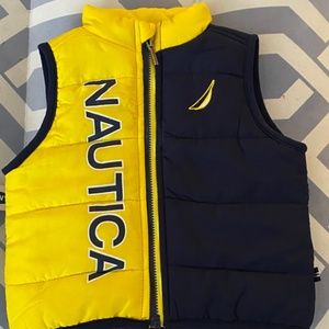 Nautica vest and hoodie shirt